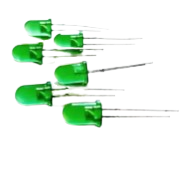Imagem de um LED verde